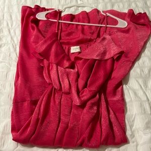 Pink long dress. Day dress- beach dress